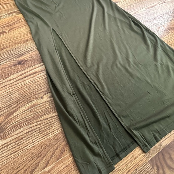 NWT Naggoo Women's High Slit Spaghetti Straps Maxi Dress Large - Picture 9 of 13